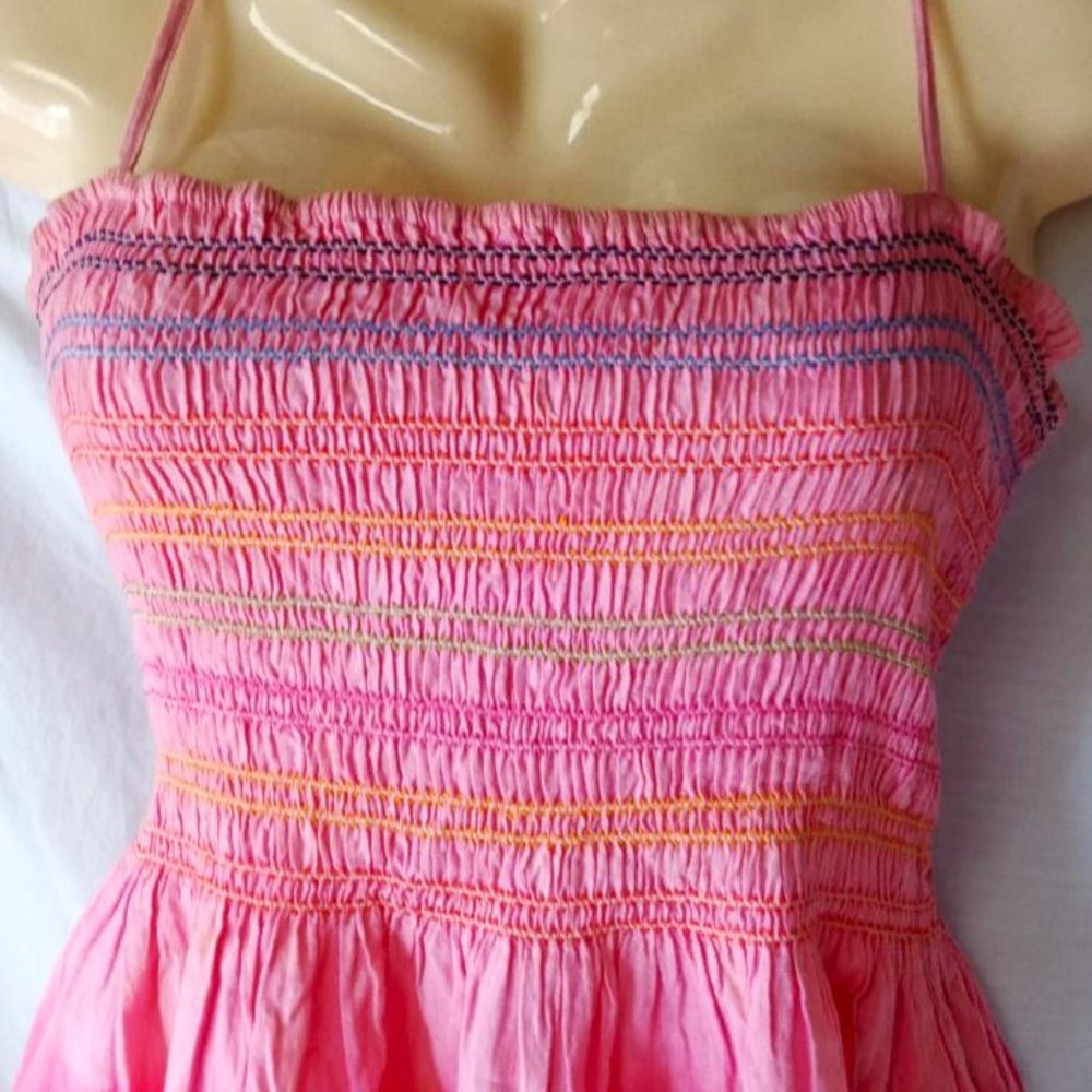 Women's Pink Sequined Sundress Size Medium